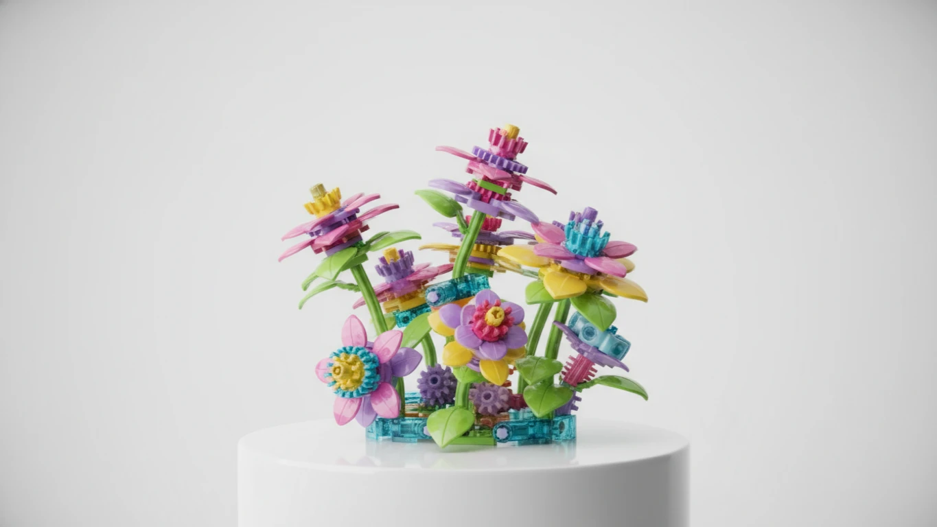 STEM Flower Garden Building Kit