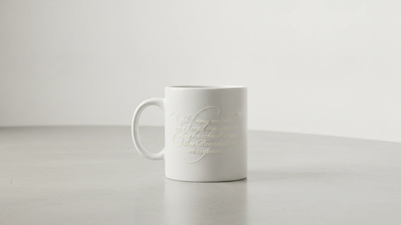 Saint Quote Morning Ceramic Mug