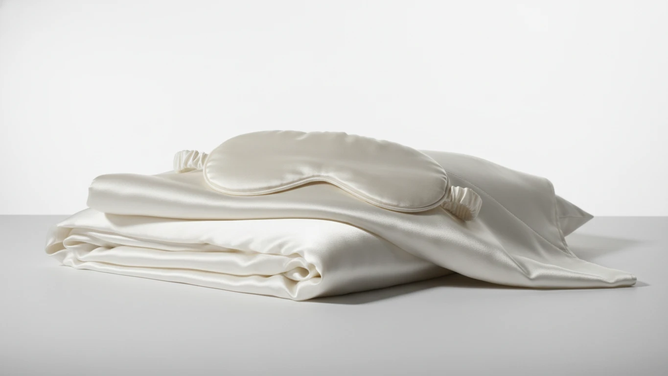 Satin Silk Pillowcase and Eye Mask Set