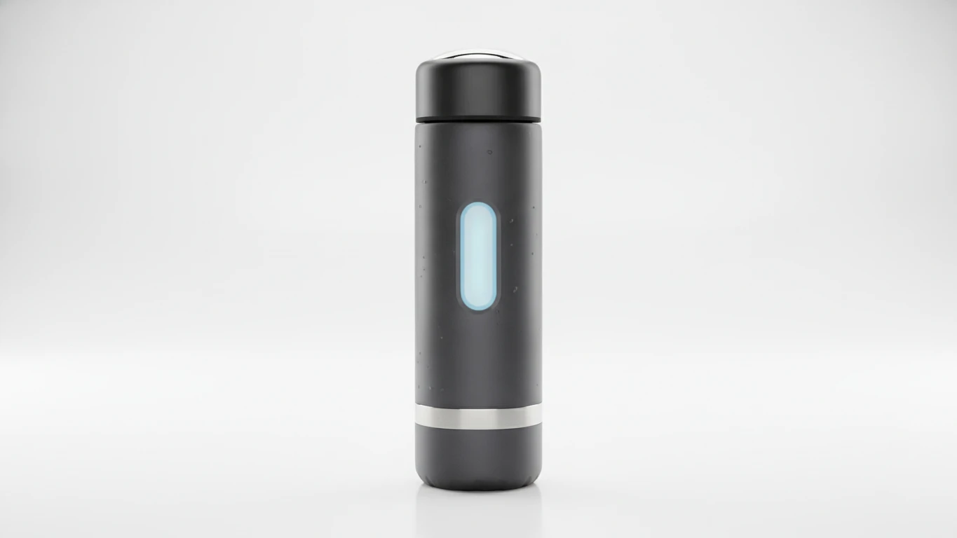 Self-Cleaning UV-C Insulated Water Bottle