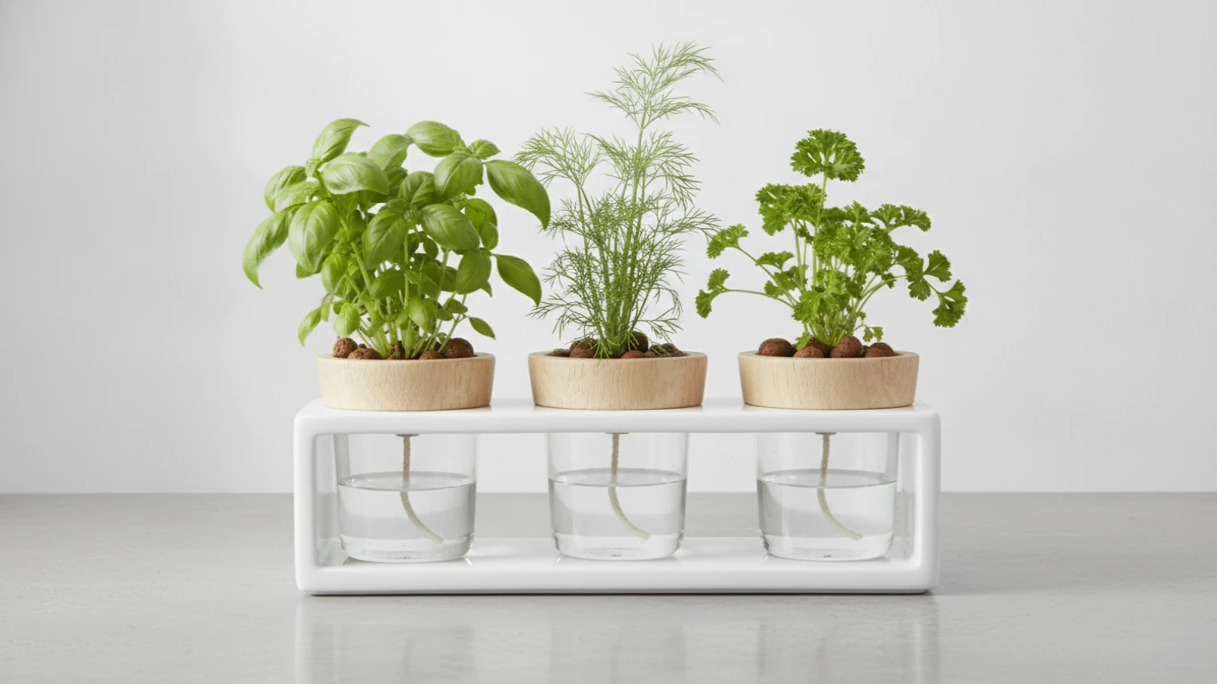 Self-Watering Indoor Herb Garden