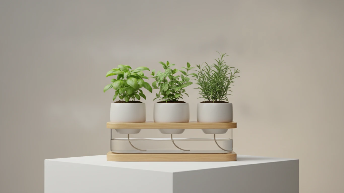 Self-Watering Indoor Herb Kit