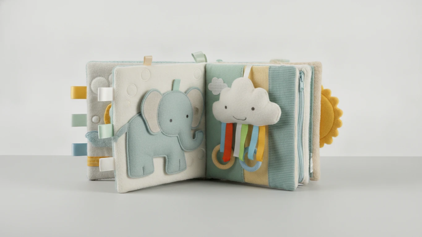 Sensory Soft Cloth Activity Book