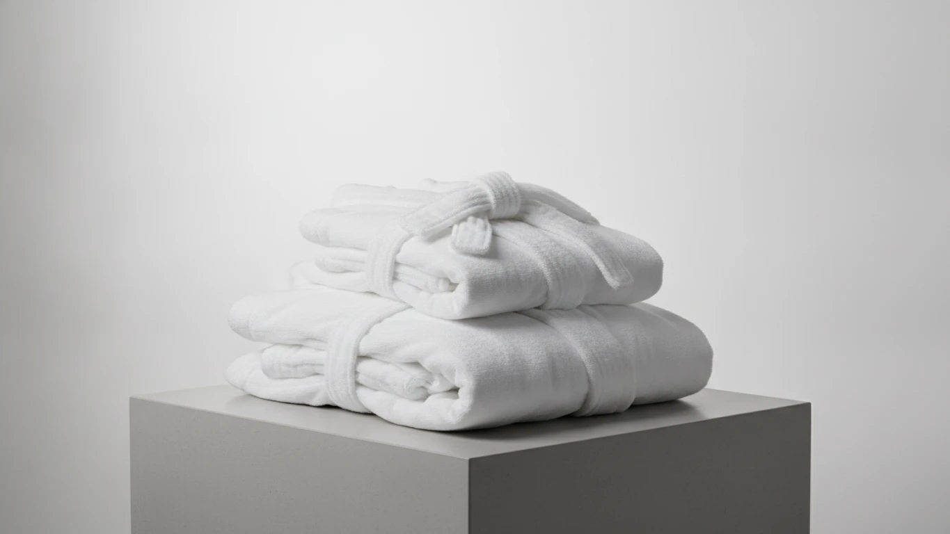 Set of Two Plush Cotton Robes