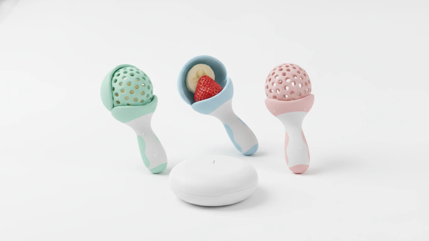 Silicone Fresh Food Feeder Set