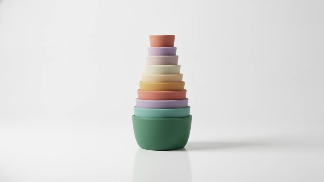 Silicone Stacking Cup Set
