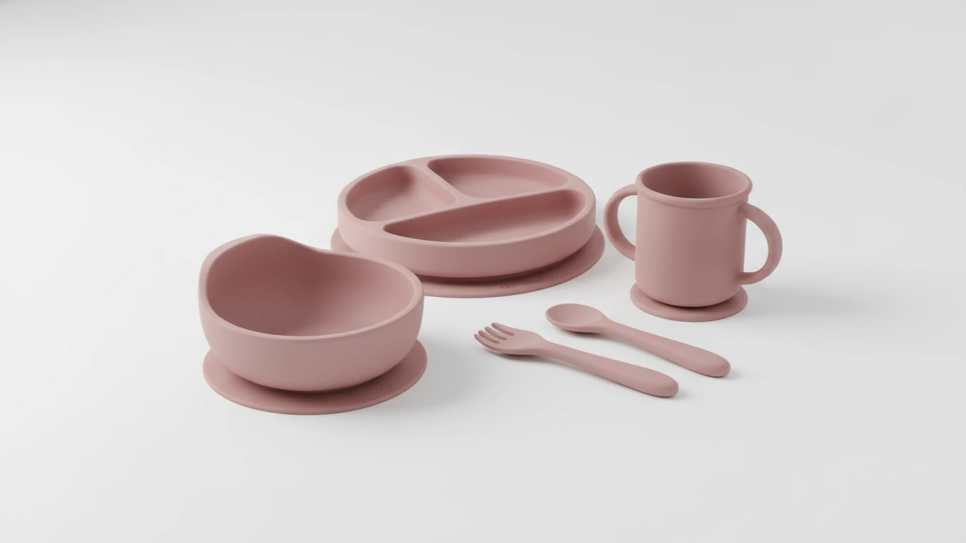 Silicone Suction Feeding Set