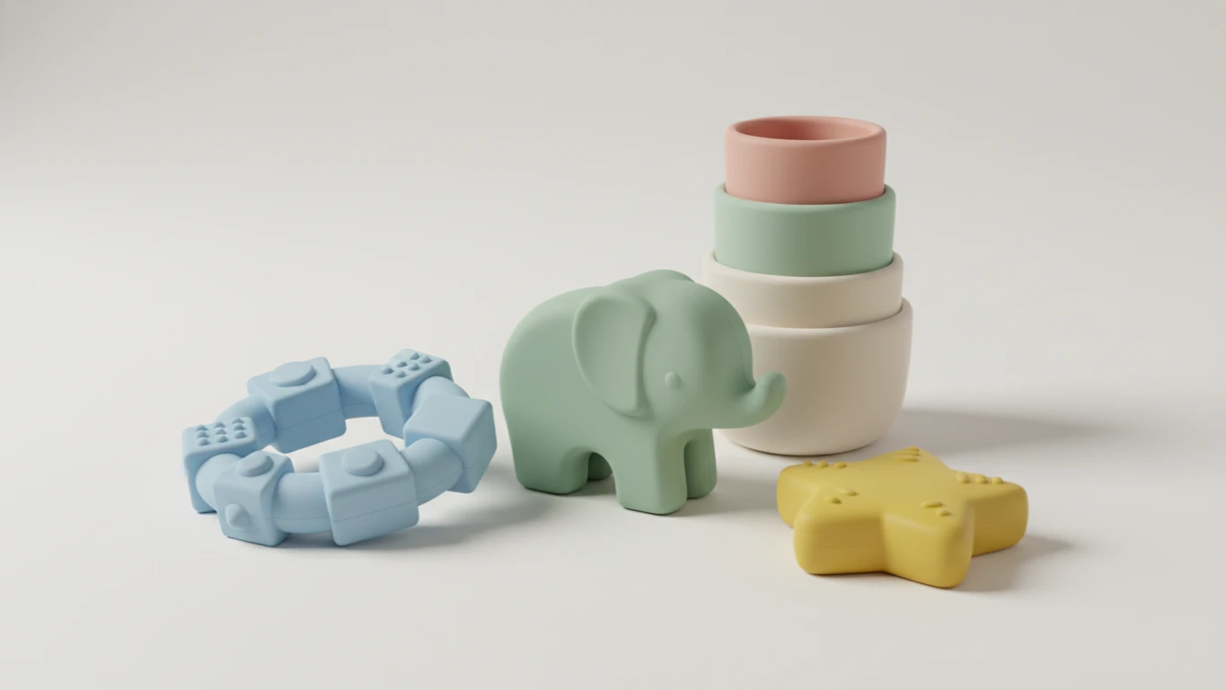 Silicone Teething and Developmental Set