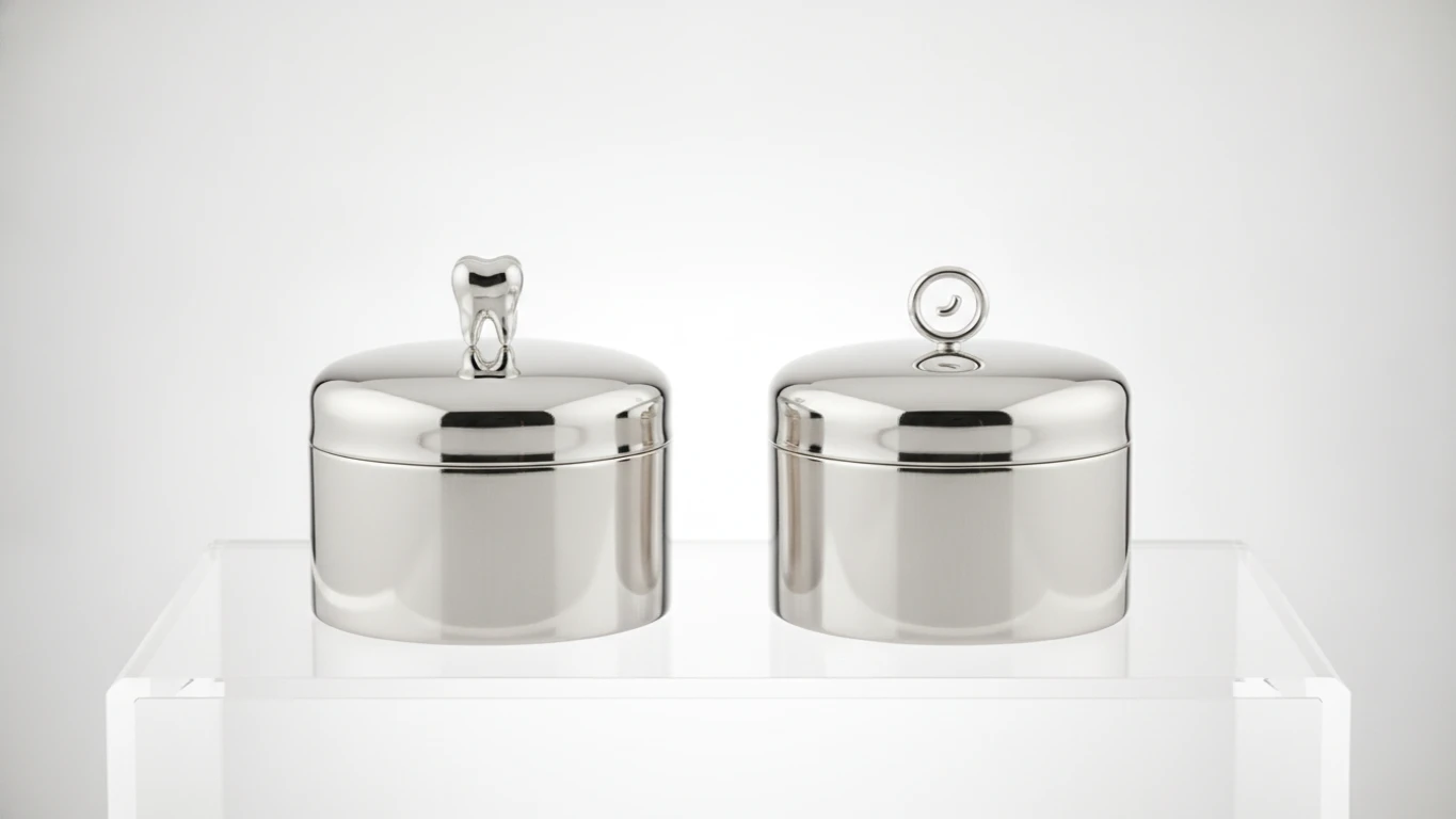 Silver First Tooth and Curl Box