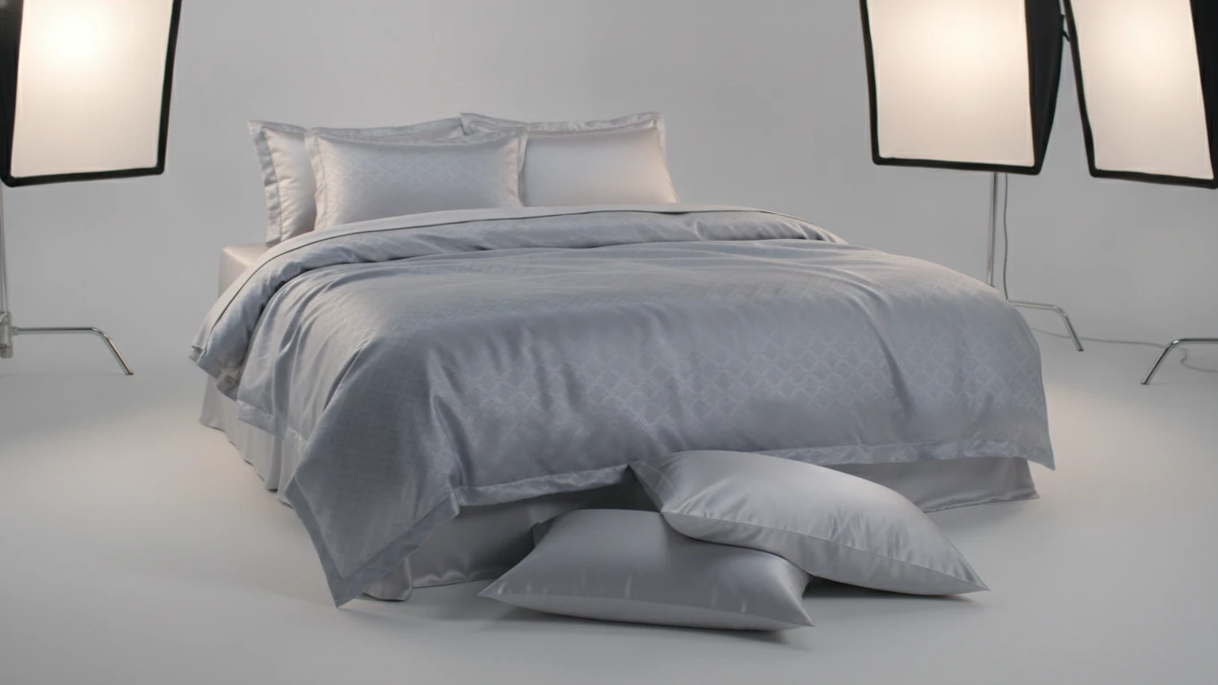 Silver-Infused Luxury Silk Bedding Set
