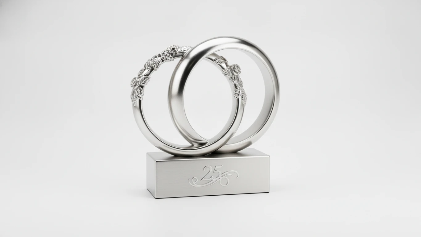Silver Wedding Anniversary Gift