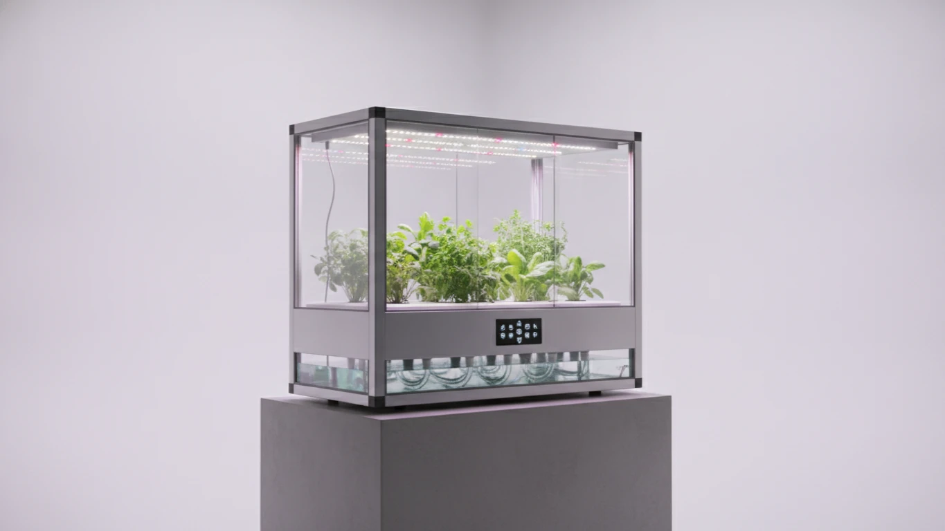 Smart Indoor Greenhouse with LED