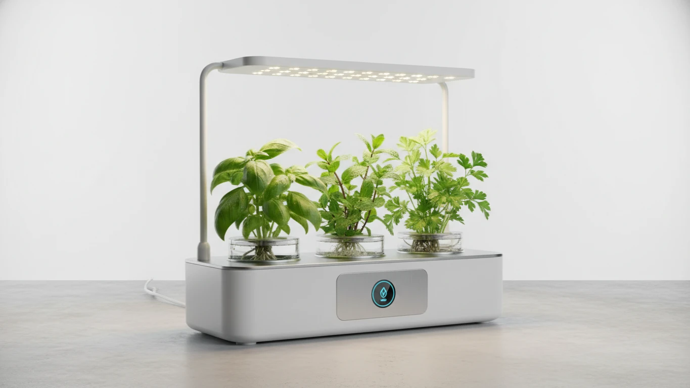 Smart Indoor Hydroponic Herb Garden