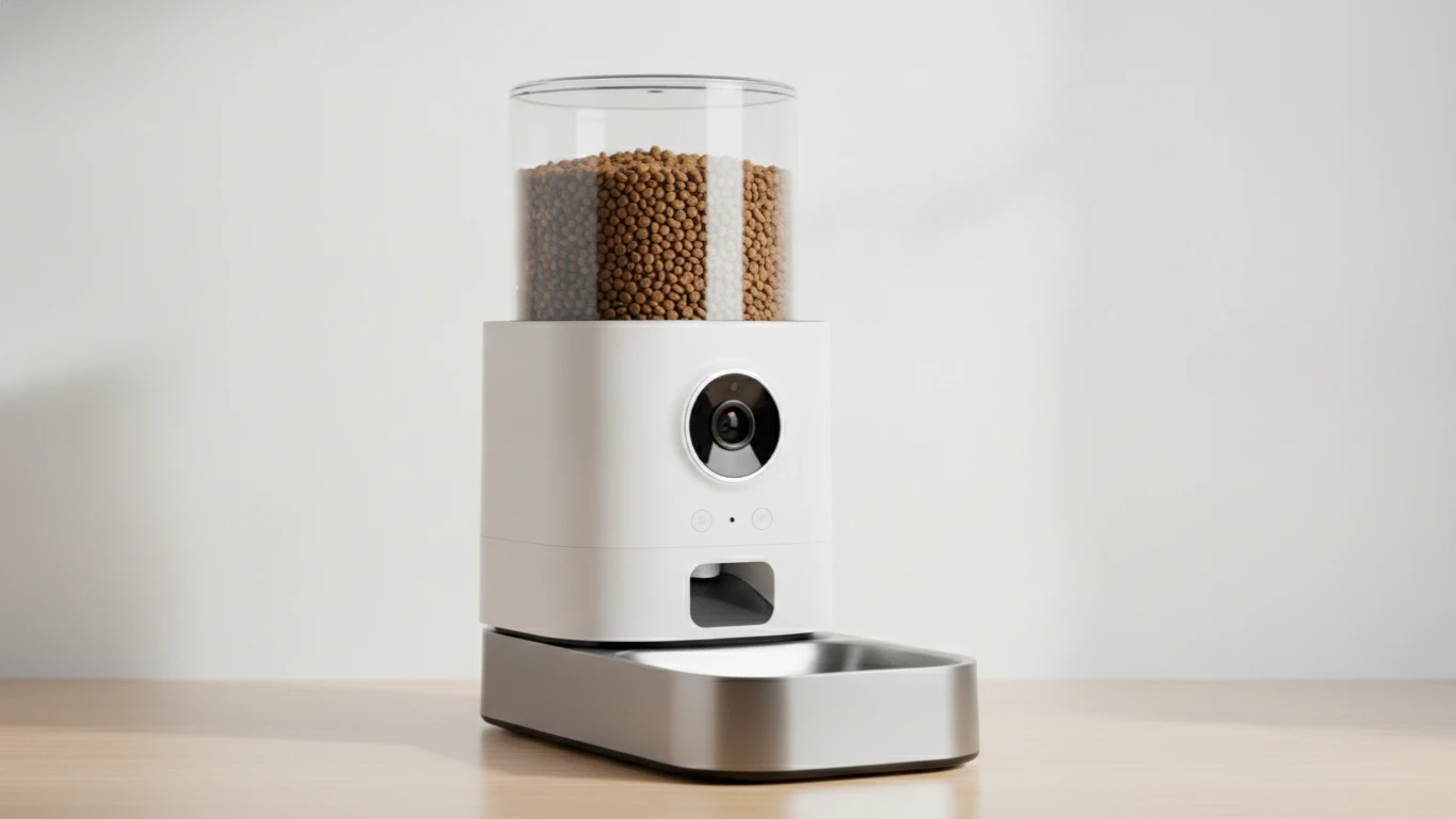 Smart Pet Feeder with Built-in Camera