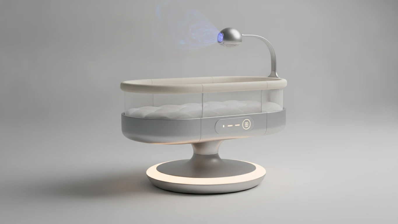 Smart Sleep-Inducing Bassinet