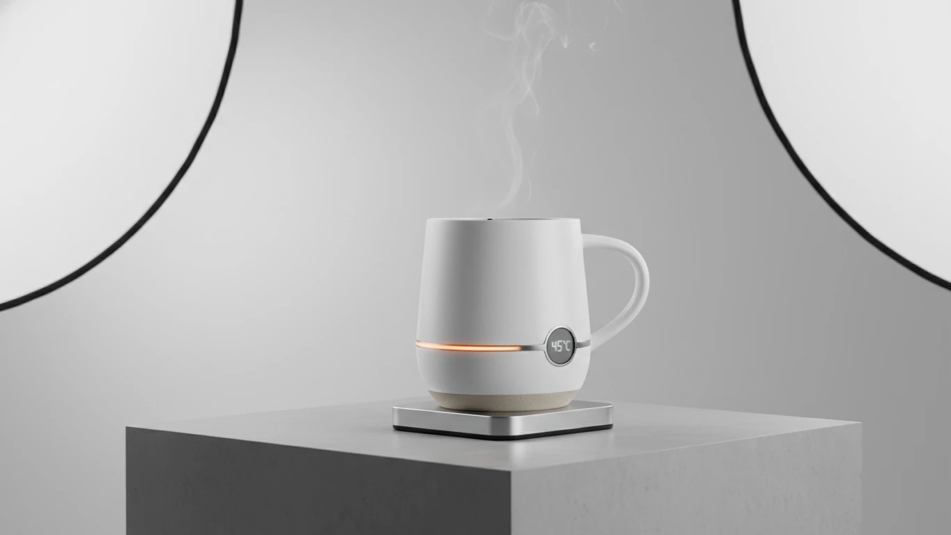 Smart Temperature-Controlled Ceramic Mug