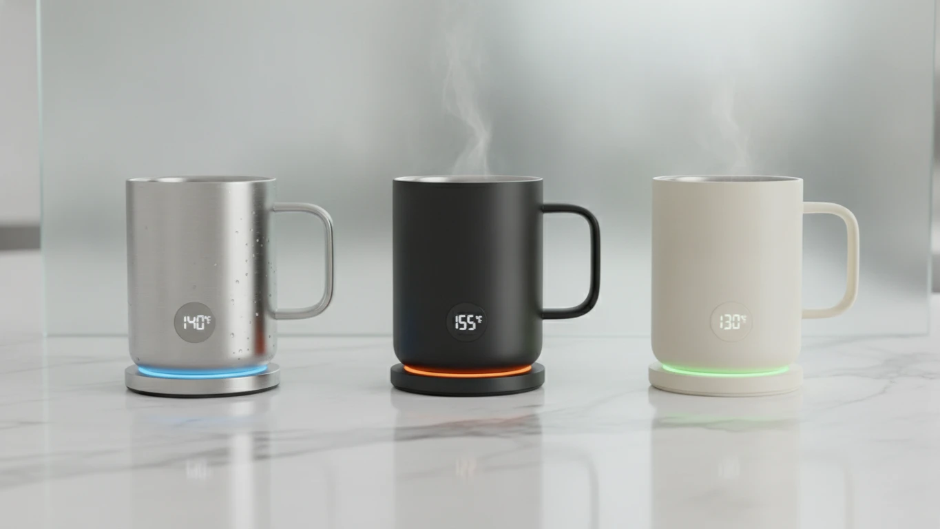 Smart Temperature-Controlled Mugs