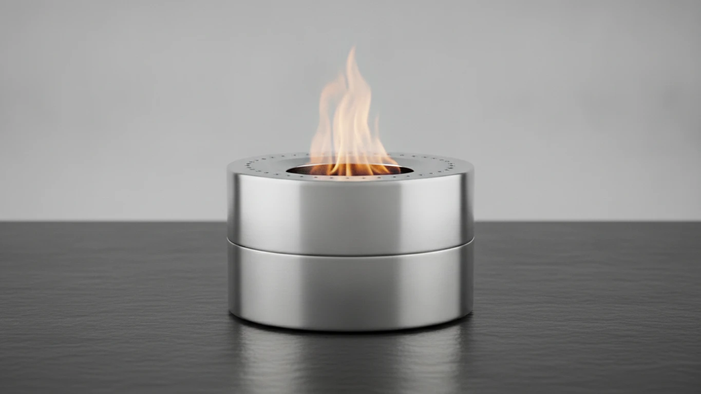 Smokeless Stainless Steel Tabletop Fire Pit