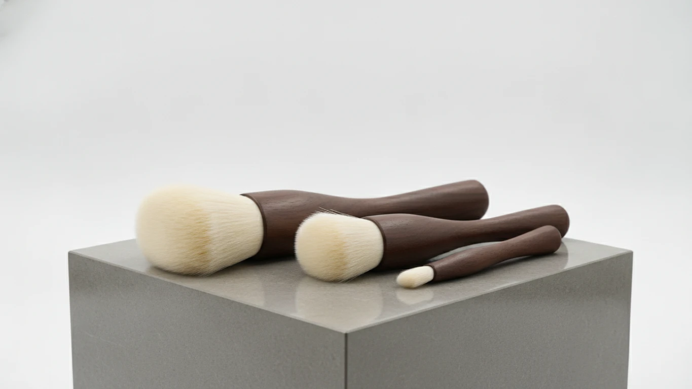 Soft-Bristle Goat Hair Brush Set