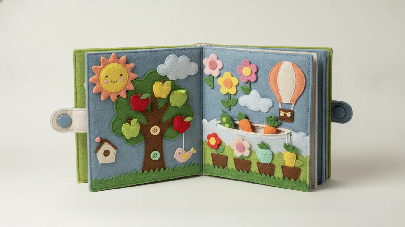 Soft Felt Quiet Activity Book