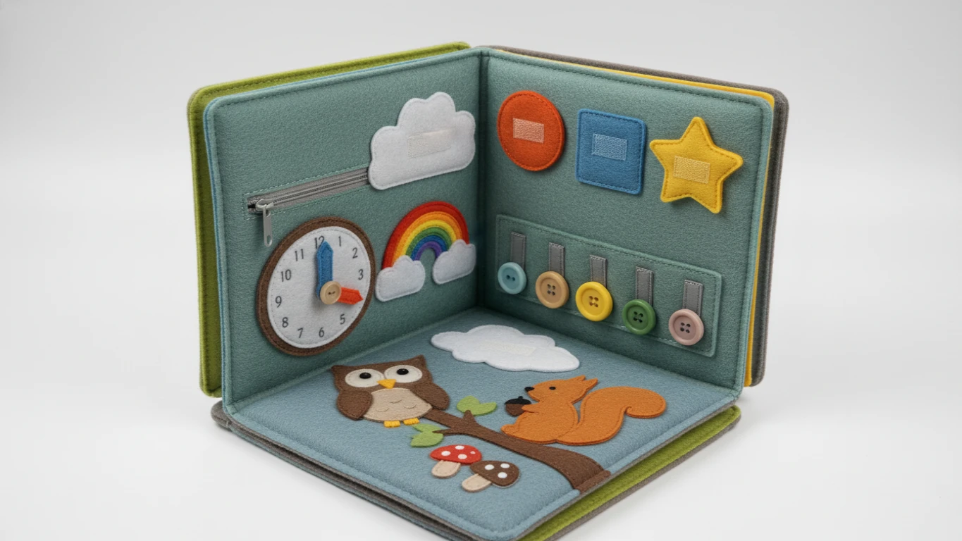 Soft Felt Quiet Book