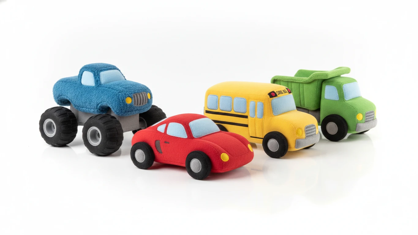 Soft Pull-Back Vehicle Set
