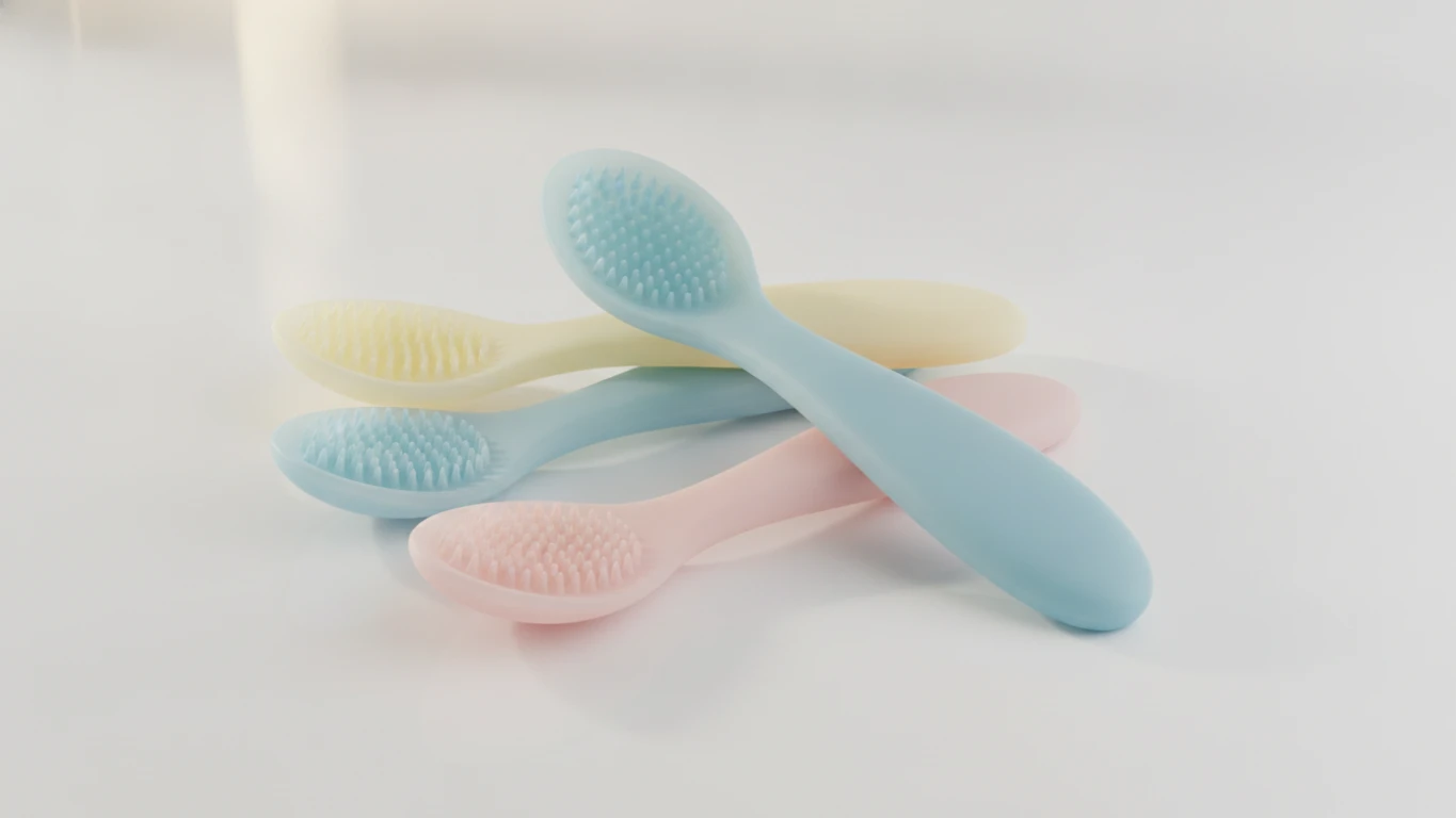 Soft Silicone Gum Massager Spoons