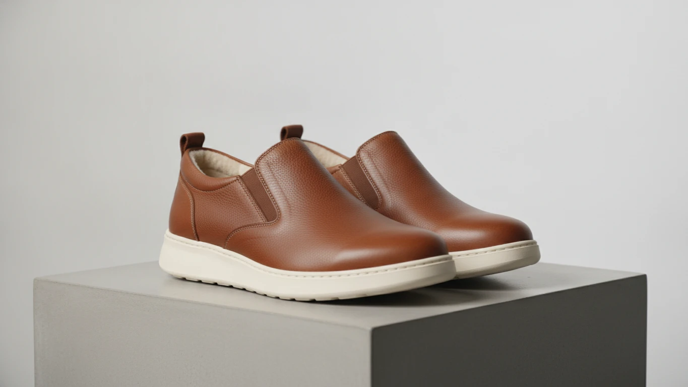 Soft Sole Leather Walking Shoes
