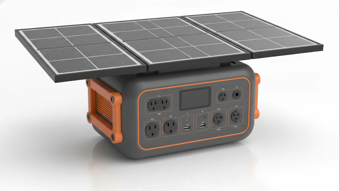Solar Powered Portable Power Station
