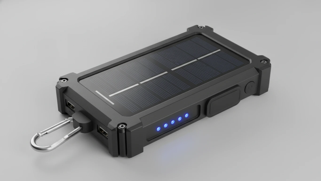 Solar-Powered Rugged Portable Charger