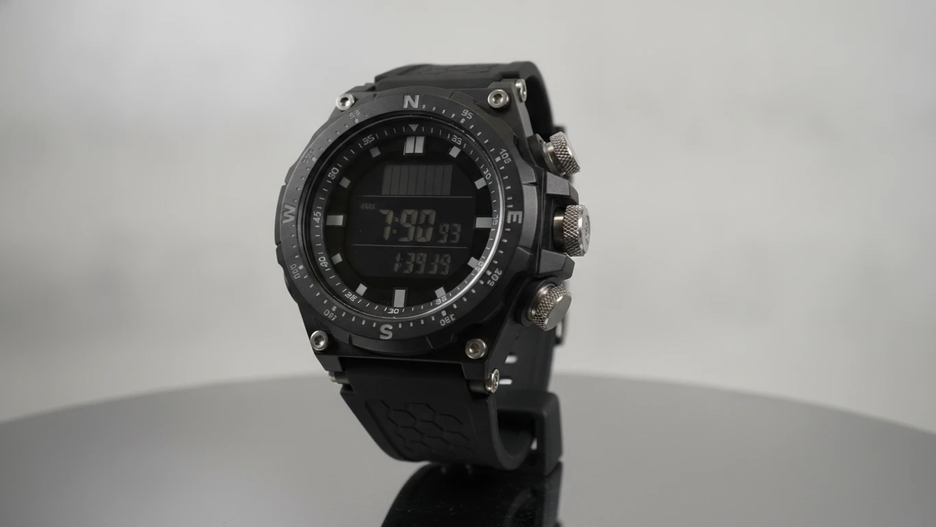 Solar-Powered Tactical Outdoor Watch