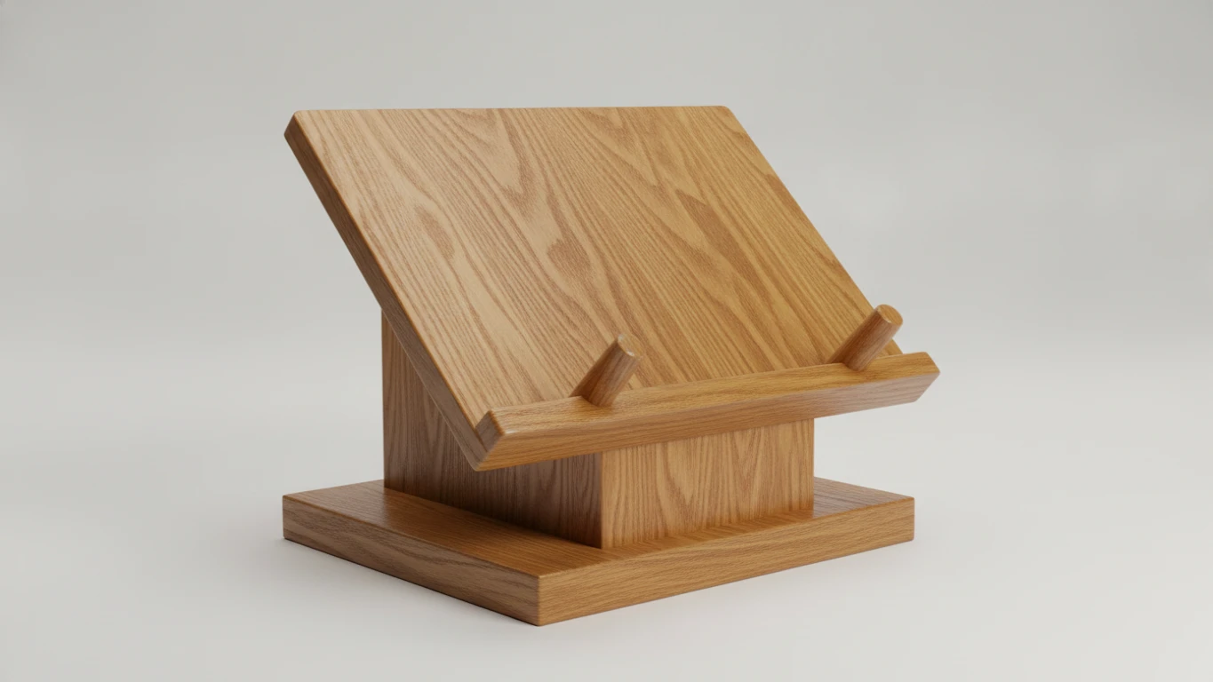 Solid Oak Bible Study Stand