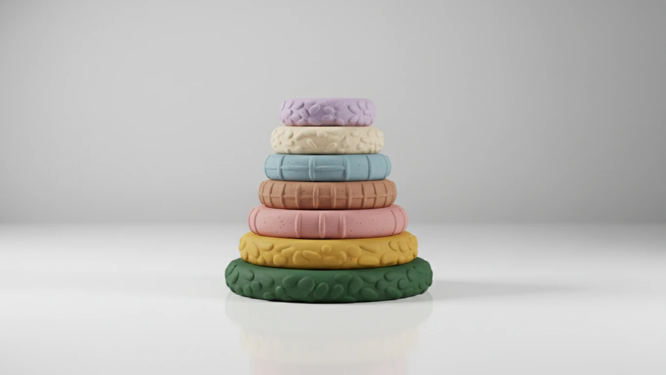 Stackable Sensory Nesting Rings