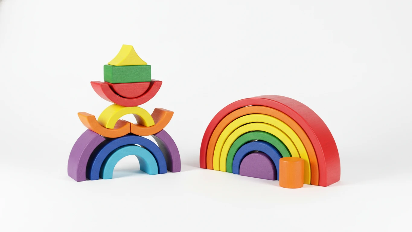 Stacking and Nesting Rainbow Blocks