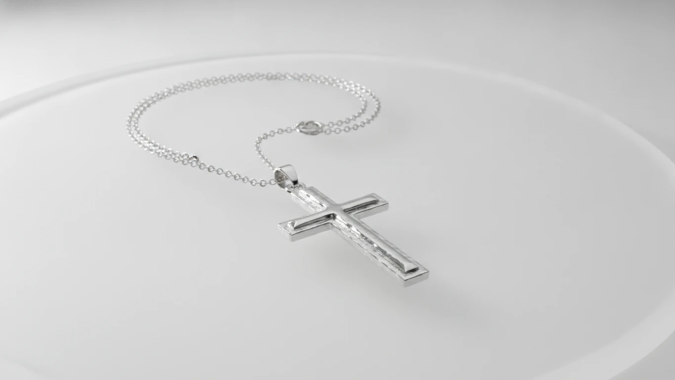 Sterling Silver Cross Necklace