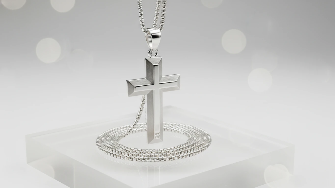 Sterling Silver Cross Pendant Necklace