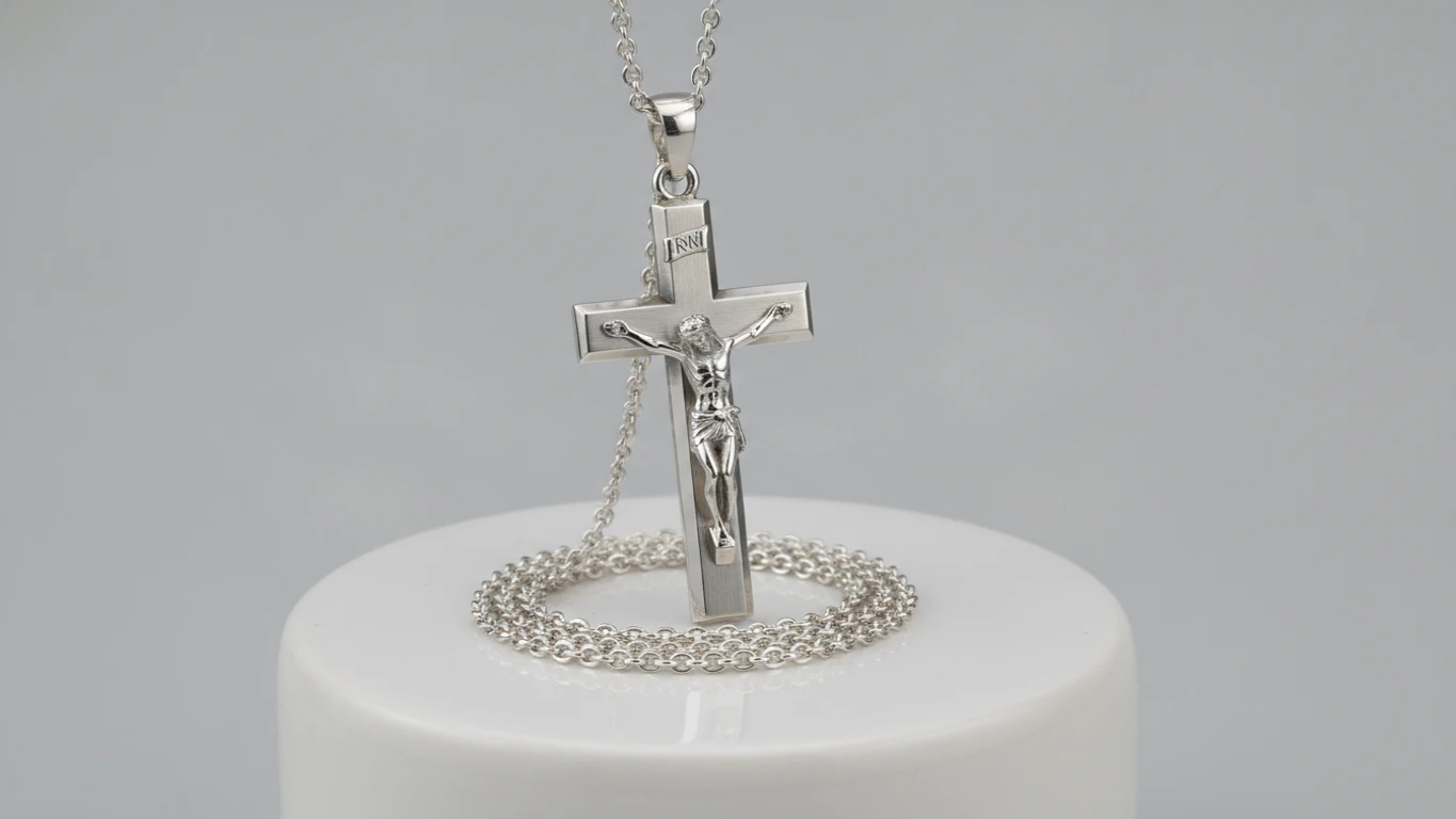 Sterling Silver Crucifix Necklace