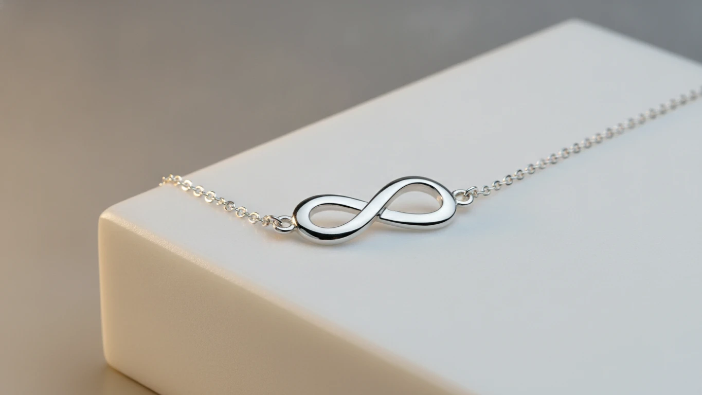 Sterling Silver Infinity Necklace