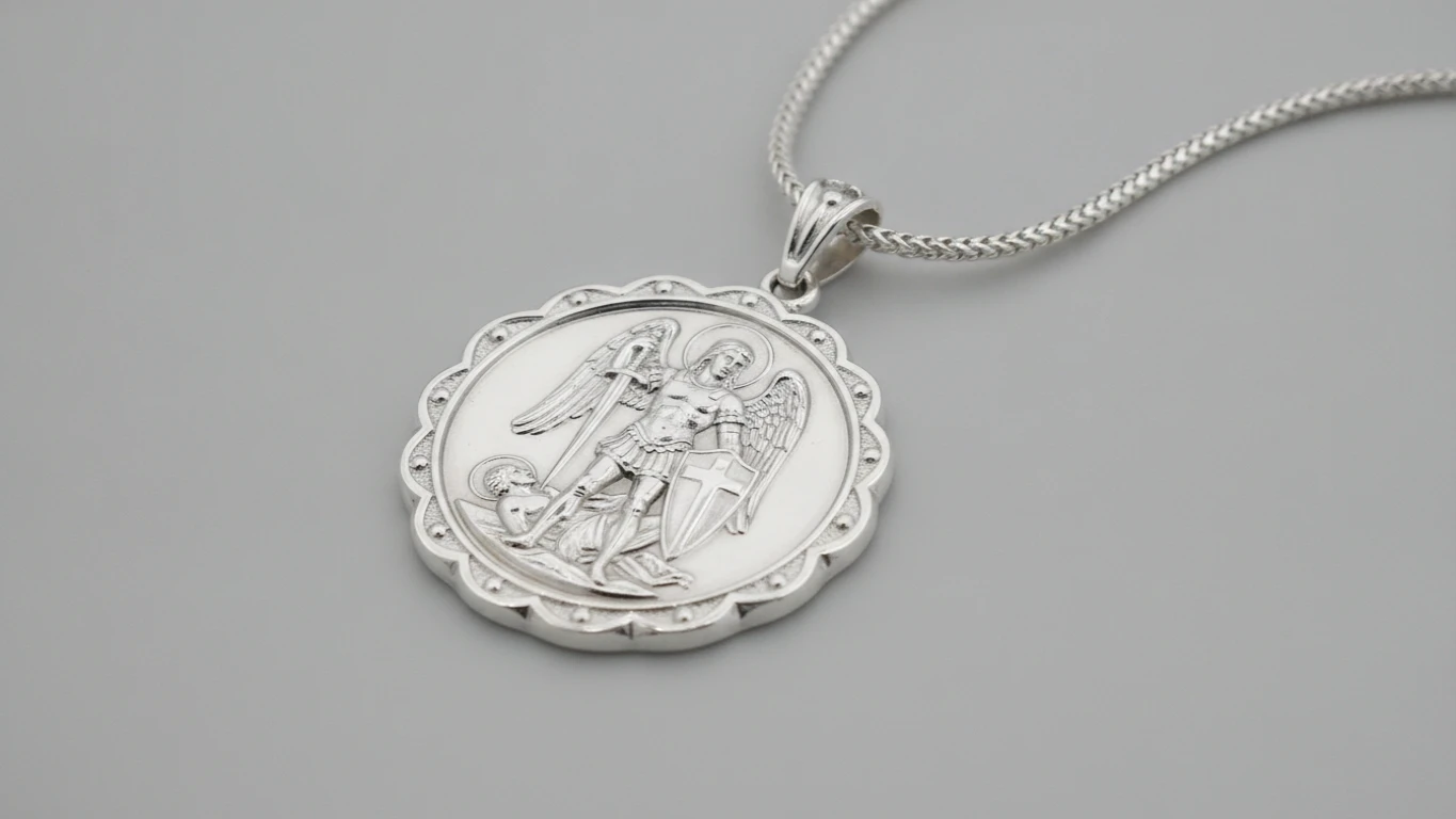 Sterling Silver Patron Saint Medal