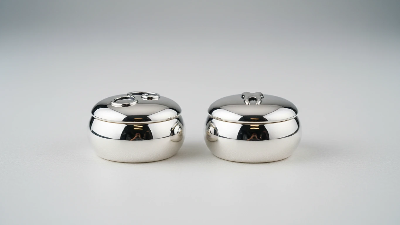 Sterling Silver Tooth and Curl Keepsake Set
