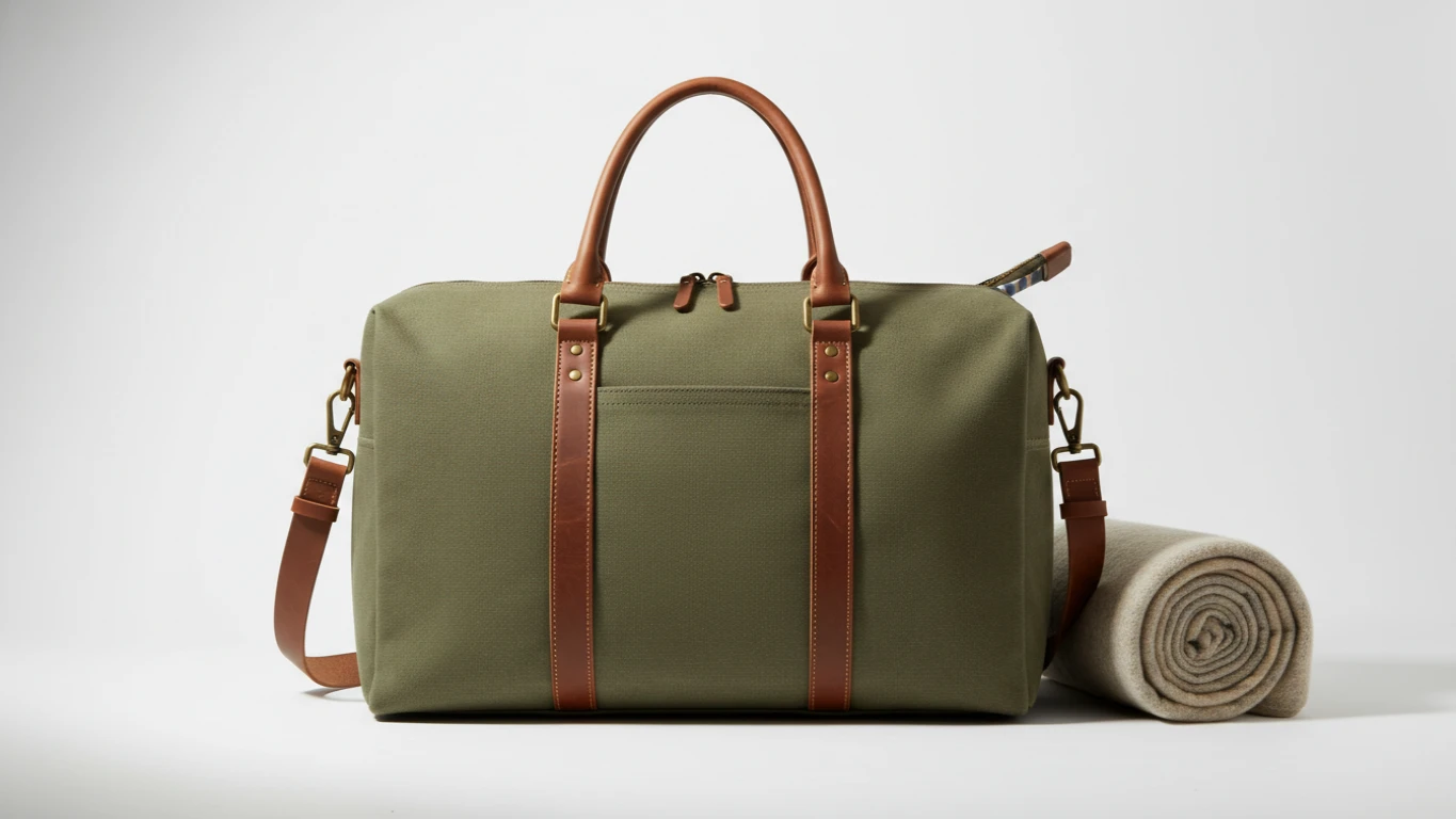 Sustainable Canvas Weekender Bag