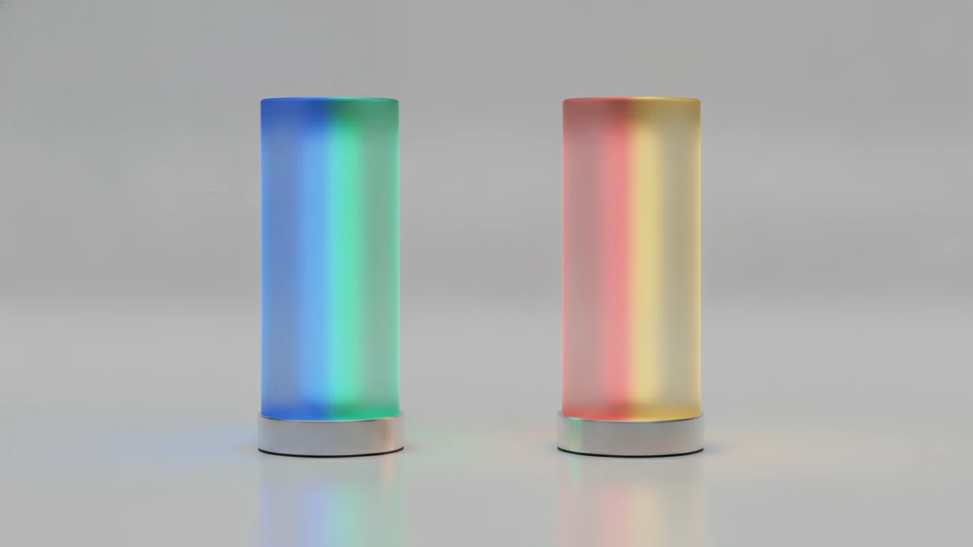 Synchronized Color-Changing Lamps