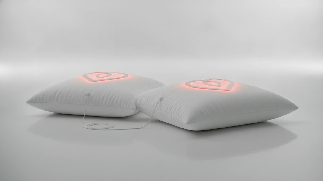 Synchronized Heartbeat Sensing Pillows