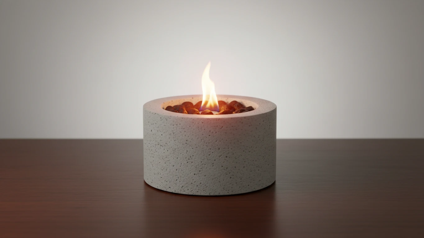 Tabletop Concrete Smokeless Fire Pit