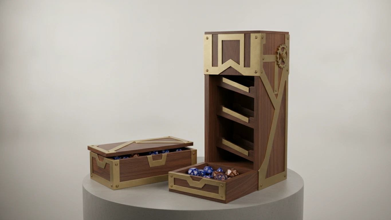 Tabletop Roleplaying Dice Vault and Tower