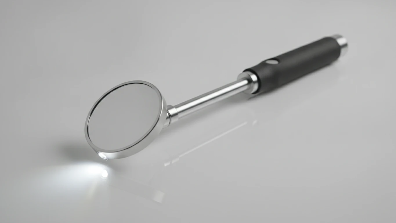 Telescopic Inspection Mirror with LED