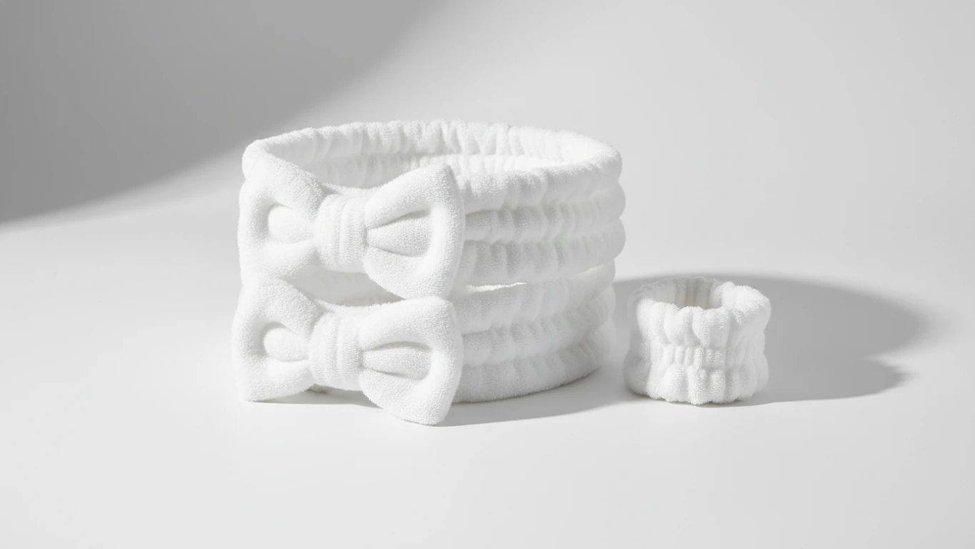 Terry Cloth Spa Headband Set