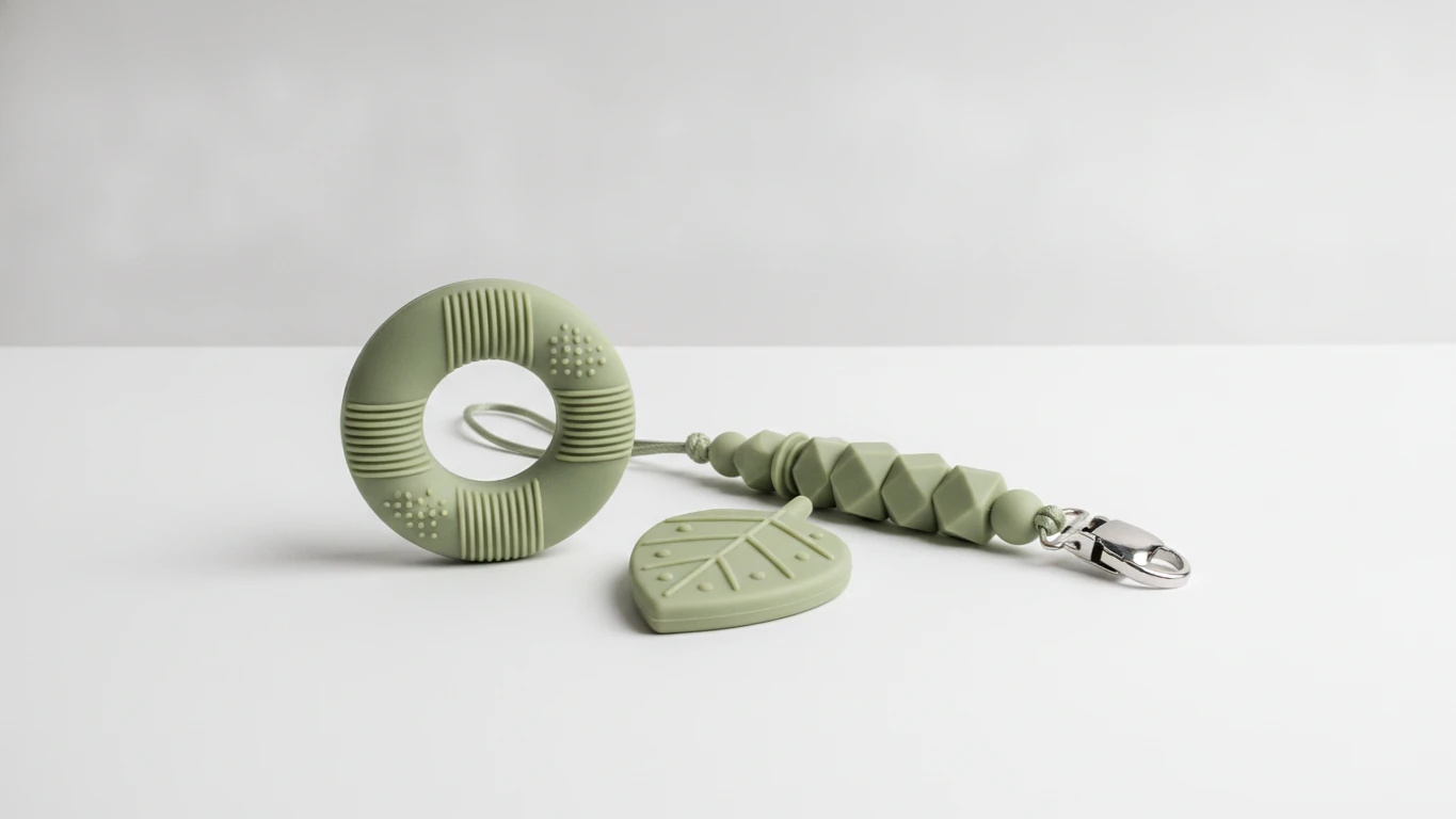 Textured Silicone Teething Set