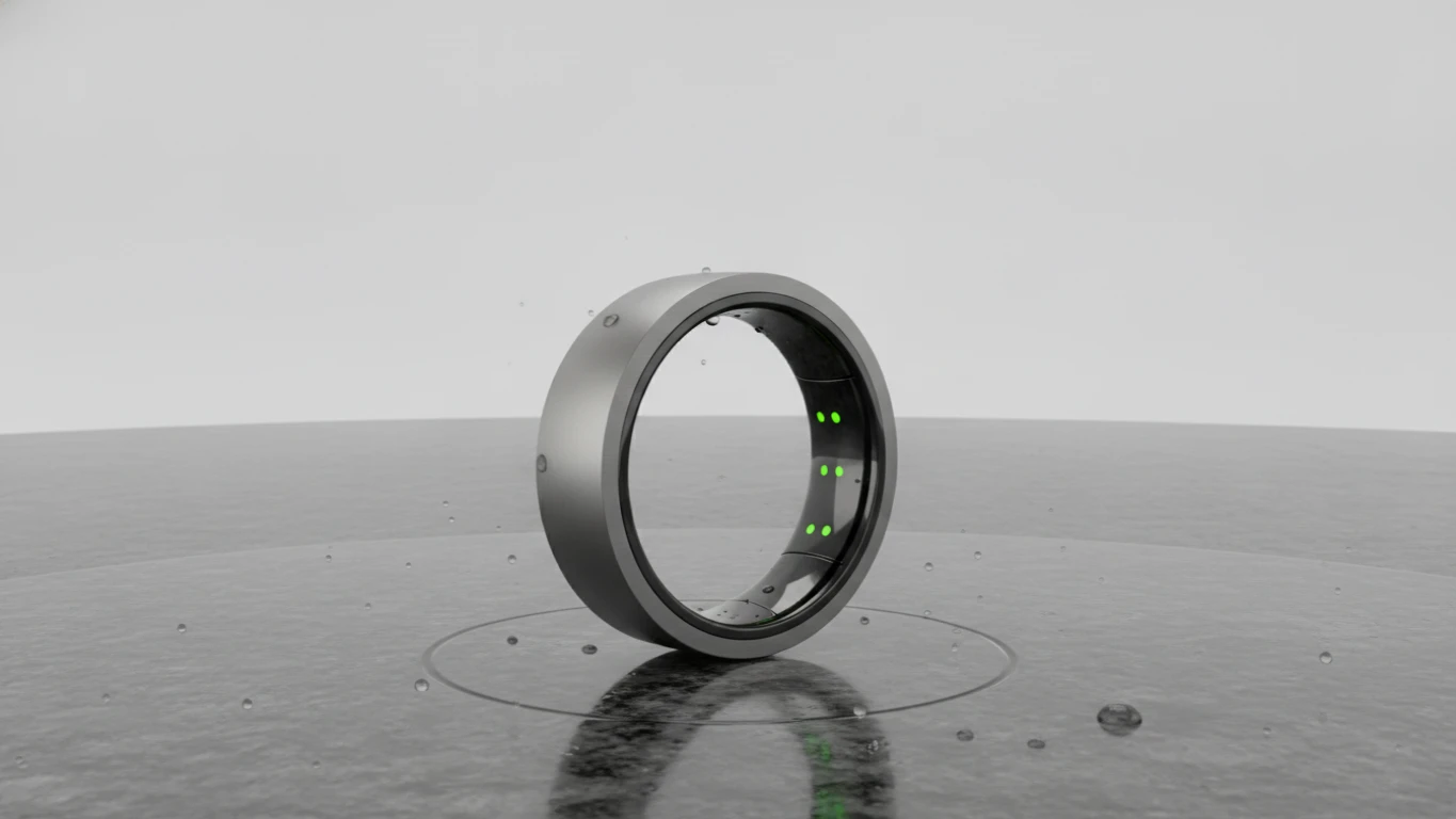 Titanium Smart Health and Sleep Tracking Ring
