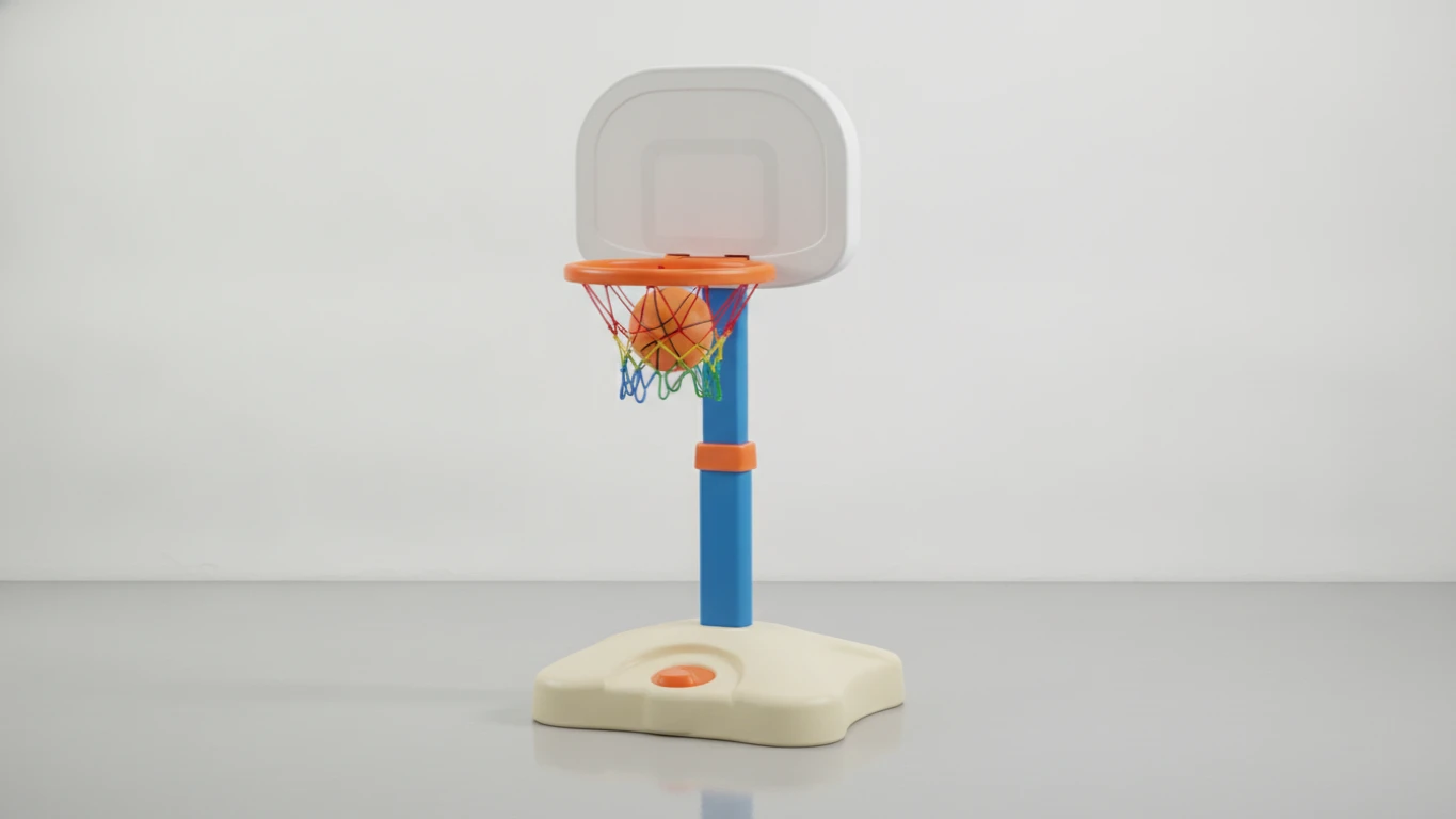Toddler-Safe Basketball Hoop